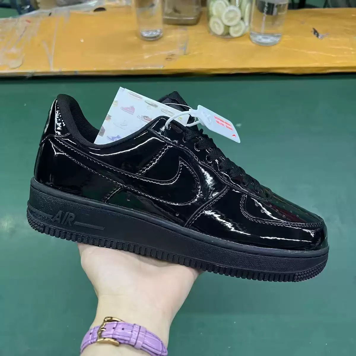 Nike Air Force 1 Low Triple Black Patent